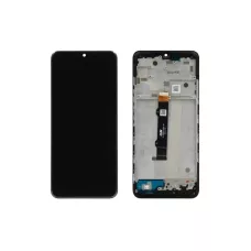 Дисплей Motorola Moto G50 (XT2137) с сенсором и рамкой черный (оригинальные комплектующие)