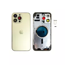 Корпус iPhone 14 Pro Max Gold (с сим-лотком, магнитами, сеточками и кнопками)