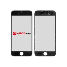 Стекло с рамкой + OCA iPhone 7 Black / White G+OcaPro