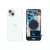 Задняя крышка iPhone 15 Plus Blue с фиксатором и стеклом камеры