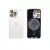 Задняя крышка iPhone 15 Pro White Titanium с фиксатором и стеклом камеры