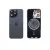 Задняя крышка iPhone 15 Pro Blue Titanium с фиксатором и стеклом камеры