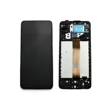 Дисплей Samsung A127 Black A12 2021 с рамкой REV 0.0 Original