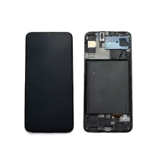 Дисплей Samsung A307 Black А30s 2019 с рамкой Original