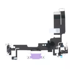 Нижний шлейф iPhone 14 Plus и порт зарядки с микрофоном Purple