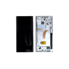 Дисплей Samsung S908 S22 Ultra White с рамкой Original