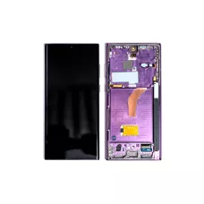 Дисплей Samsung S908 S22 Ultra Burgundy с рамкой Original