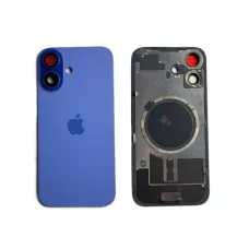 Задняя крышка iPhone 16 Ultramarine с фиксатором и стеклом камеры