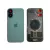 Задняя крышка iPhone 16 Teal с фиксатором и стеклом камеры