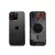 Задняя крышка iPhone 16 Pro Black Titanium с фиксатором и стеклом камеры