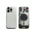 Задняя крышка iPhone 16 Pro Max White Titanium с фиксатором и стеклом камеры
