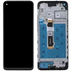 Дисплей Motorola XT2091-3/4 Moto G9 Power/Lenovo K12 Pro черный, с рамкой