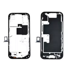 Средняя рамка корпуса iPhone 16 Pro Black EU (1:1 Orig)
