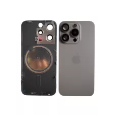 Задня кришка iPhone 15 Pro Natural Titanium (оригінал знятий)