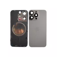 Задня кришка iPhone 15 Pro White Titanium (оригінал знятий)