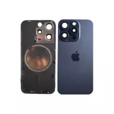 Задня кришка iPhone 15 Pro Blue Titanium (оригінал знятий)